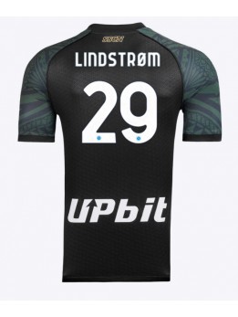 Moški Nogometna dresi replika SSC Napoli Jesper Lindstrom #29 Tretji 2023-24 Kratek rokav